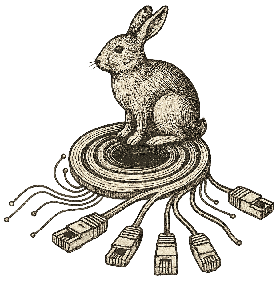 Rabbit near a vortex switch